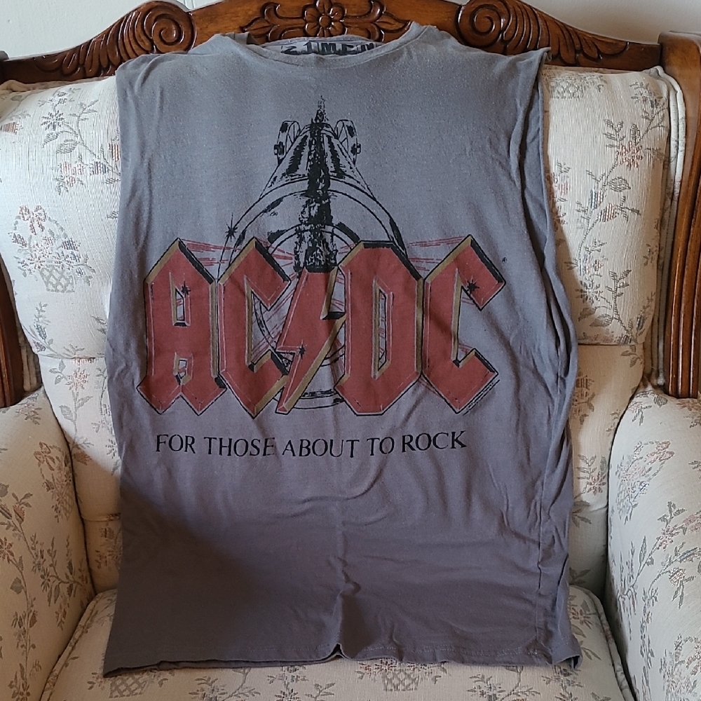 AC/DC Graphic Tank Top Size Small